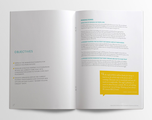 OLG training manual design